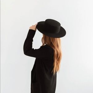 Gigi Pip Dahlia Boater Hat